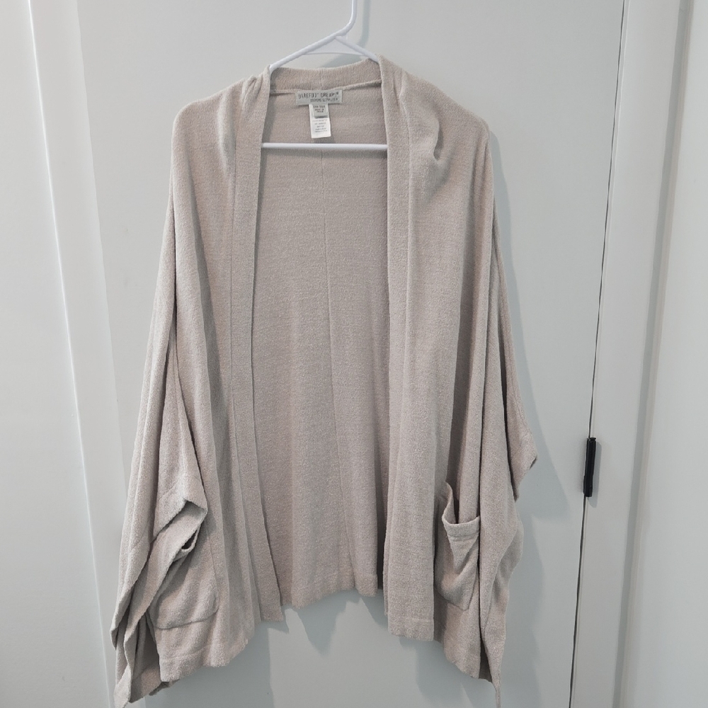 Barefoot Dreams Soft Beige Poncho